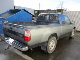 1996 TOYOTA T100 GREEN XTRA CAB 3.4L MT 2WD Z17584